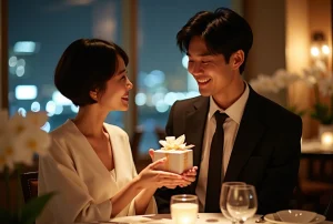 彼氏の昇進祝いにサプライズ!胡蝶蘭と特別なプレゼントで感動を演出