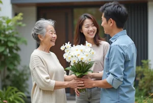 新築祝いで親が5万円だと少ない?胡蝶蘭との組み合わせが人気の理由