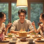 昇進祝いの夫との食事で外さないサプライズ演出とプレゼント・花選び